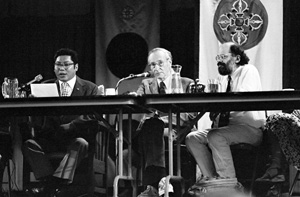 Trungpa with Burroughs & Ginsberg